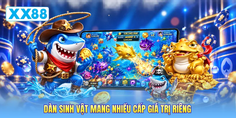 Dàn sinh vật mang nhiều cấp giá trị riêng