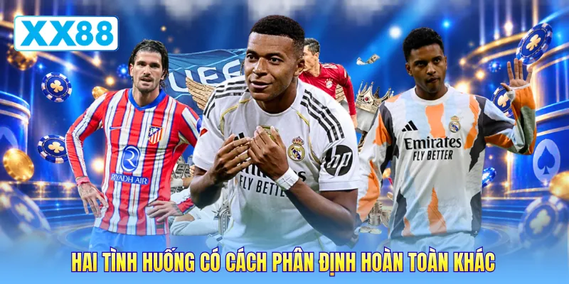 Hai tình huống có cách phân định hoàn toàn khác