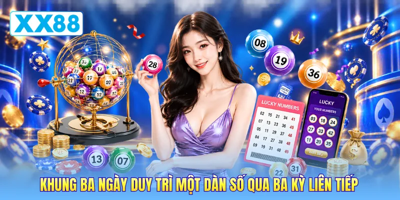 Khung ba ngày duy trì một dàn số qua ba kỳ liên tiếp