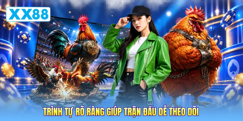 Trình tự rõ ràng giúp trận đấu dễ theo dõi